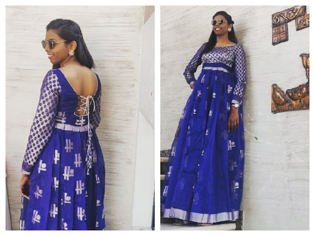 Dresses made from old georgette sarees deals